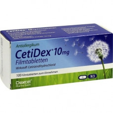 CETIDEX 10 mg film -coated tablets, 100 pcs