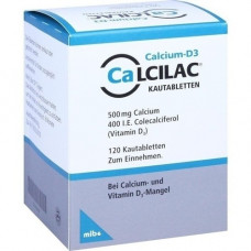 CALCILAC chewing tablets, 120 pcs