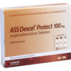 ASS Dexcel Protect 100 mg gastrointestinal tablets, 50 pcs
