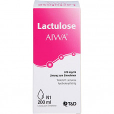 LACTULOSE AIWA 670 mg/ml solution to take, 200 ml