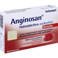 TETESEPT Anginosan Halfstabicks sugar -free Kirsch, 20 pcs