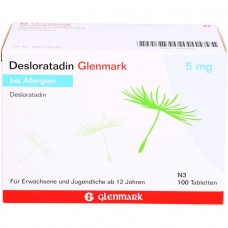 DESLORATADIN Glenmark 5 mg tablets, 100 pcs