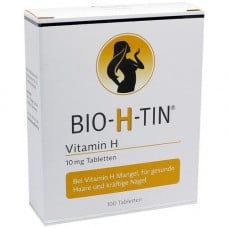 BIO-H-TIN Vitamin H 10 mg tablets, 100 pcs