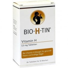 BIO-H-TIN Vitamin H 2.5 mg for 12 weeks tablets, 84 pcs