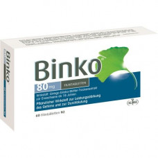 BINKO 80 mg film -coated tablets, 60 pcs