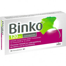BINKO 120 mg film -coated tablets, 30 pcs