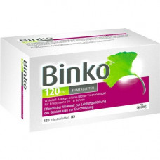 BINKO 120 mg film -coated tablets, 120 pcs