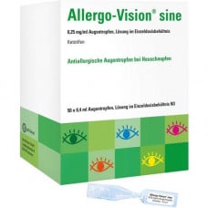 ALLERGO-VISION Sine 0.25 mg/ml AT in the single-hand., 50x0.4 ml