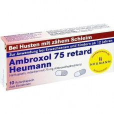 AMBROXOL 75 Retard Heumann capsules, 10 pcs