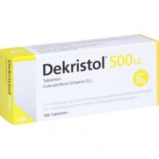 DEKRISTOL 500 I.E. Tablets, 100 pcs