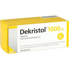 DEKRISTOL 1,000 I.E. Tablets, 100 pcs