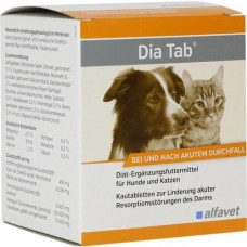DIA TAB chewing tablets F.hounds/cats, 6x5.5 g