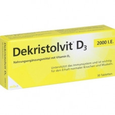 DEKRISTOLVIT D3 2,000 I.E. Tablets, 30 pcs