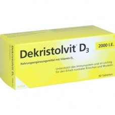 DEKRISTOLVIT D3 2,000 I.E. Tablets, 90 pcs