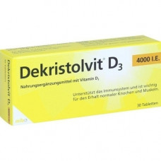 DEKRISTOLVIT D3 4,000 I.E. Tablets, 30 pcs