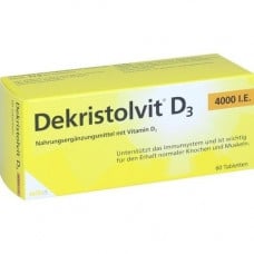 DEKRISTOLVIT D3 4,000 I.E. Tablets, 60 pcs