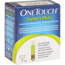 ONE TOUCH Select Plus blood sugar test strips, 50 pcs