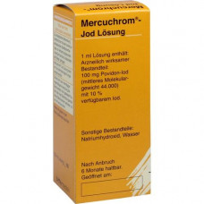 MERCUCHROM iodine solution, 100 ml
