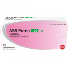 ASS Puren 100 mg tablets, 100 pcs
