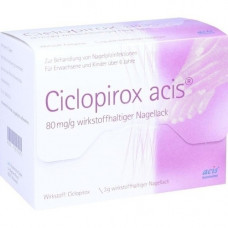 CICLOPIROX Acis 80 mg/g active ingredient stop, 3 g