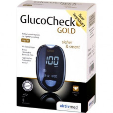 GLUCOCHECK GOLD Blutzucker measuring device SET MG/DL, 1 pcs
