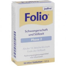 FOLIO 2 iodine -free film -coated tablets, 90 pcs