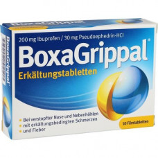 BOXAGRIPPAL Cold tablets 200 mg/30 mg fta, 10 pcs