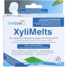 ORACOAT Xylimelt's adhesive tablets without mint, 40 pcs
