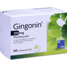 GINGONIN 120 mg hard capsules, 60 pcs