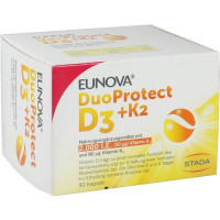 EUNOVA DuoProtect D3+K2 2000 I.E./80 μg Kapseln, 90 St