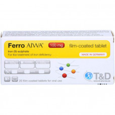 FERRO AIWA 100 mg film -coated tablets, 20 pcs