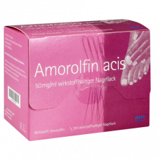AMOROLFIN Acis 50 mg/ml active ingredient stop. Nail polish, 3 ml