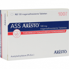 ASS ARISTO 100 mg gastric -resistant tablets, 100 pcs