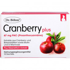DR.BÖHM Cranberry Plus Granulate, 10 pcs