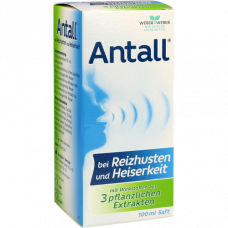 ANTALL In the case of irritant cough and hoarseness juice, 100 ml