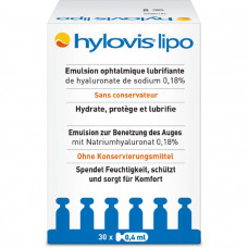 HYLOVIS Lipo eye drops single -sift pipettes, 30x0.4 ml