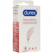 DUREX Extra thin condoms, 8 pcs