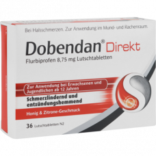 DOBENDAN Direkt FlurbiProfen 8.75 mg LutschtAbl., 36 pcs