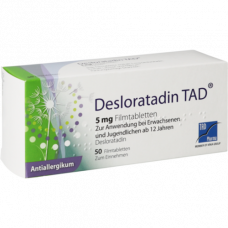 DESLORATADIN TAD 5 mg film -coated tablets, 50 pcs