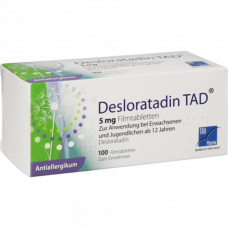 DESLORATADIN TAD 5 mg film -coated tablets, 100 pcs