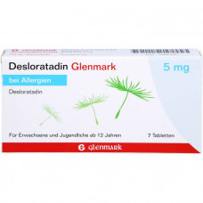 DESLORATADIN Glenmark 5 mg tablets, 7 pcs