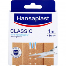 HANSAPLAST Classic Pflaster 8cm X1 M, 1 pcs