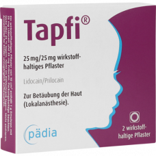 TAPFI 25 mg/25 mg of active ingredient pavement,pcs