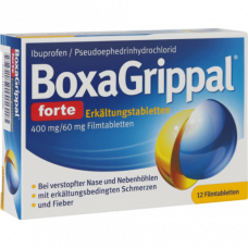BOXAGRIPPAL Forte cold rod. 400 mg/60 mg fta, 12 pcs