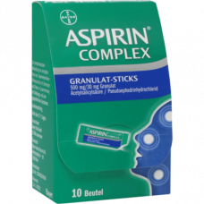 ASPIRIN Complex Granulate sticks 500 mg/30 mg gran., 10 pcs
