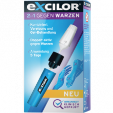 EXCILOR 2in1 against warts combination packing, 1 P