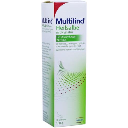MULTILIND Healing ointment with nystatin and zinc oxide, 100 g
