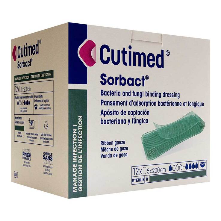 sorbact dressing Cutimed Sorbion Sorbact Microbe-Binding Super-Absorbent Dressings (10 – HV  Supply main image 0