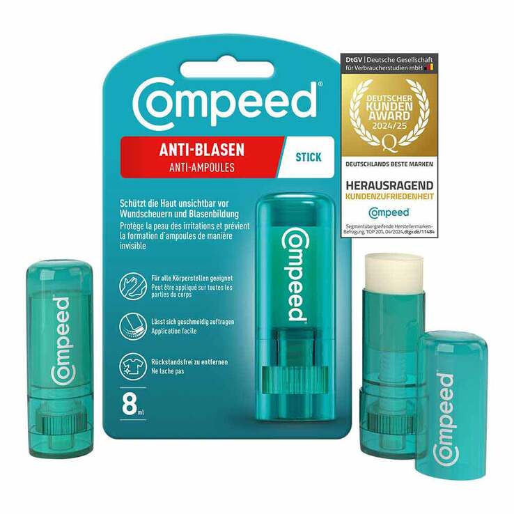 Compeed Anti-Blister Stick – Blasen Vorbeugen, 8 Ml