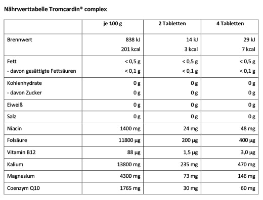 TROMCARDIN complex Tabletten 180st PZN:15640662 